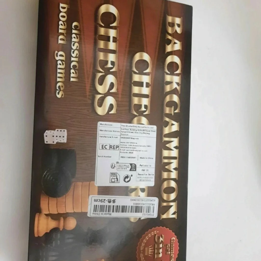Wooden chess set – photo 2